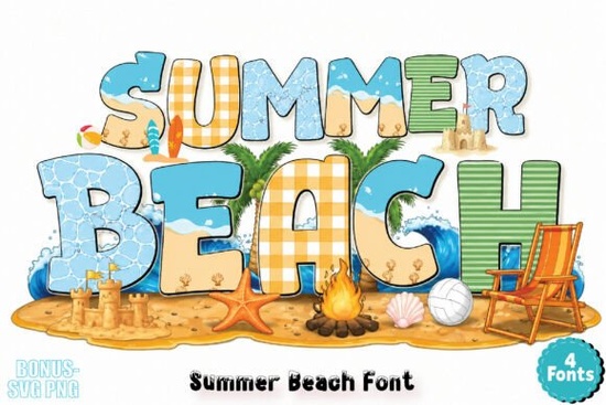 Summer Beach Font